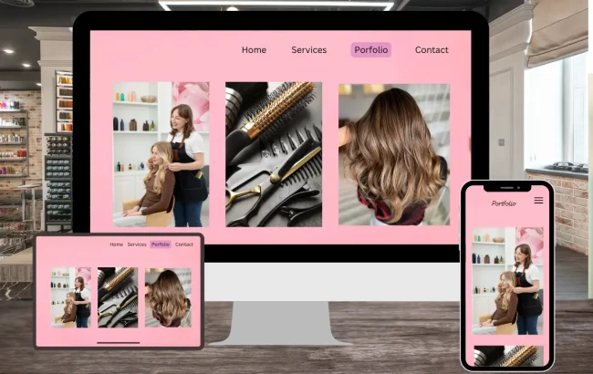 Hairdresser Website Pictures